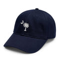 SC Flag Palmetto Moon Twill Embroidered Brim Hat Cap
