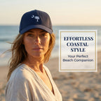 SC Flag Palmetto Moon Twill Embroidered Brim Hat Cap