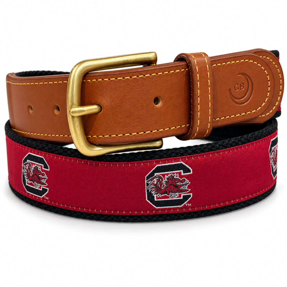 University of South Carolina (USC) Gamecocks All-Occasion Logo Canvas Belt