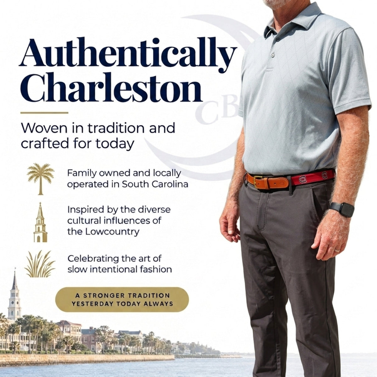 University of South Carolina (USC) Gamecocks All-Occasion Logo Canvas Belt