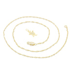 Smart Boy Cubic Zirconia Pendant With Necklace Set 14K Gold Filled