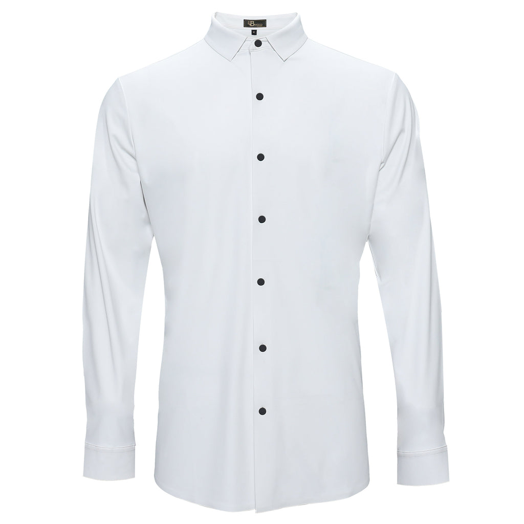Barocco City Stroll Men's 4-Way Stretch Shirt - White