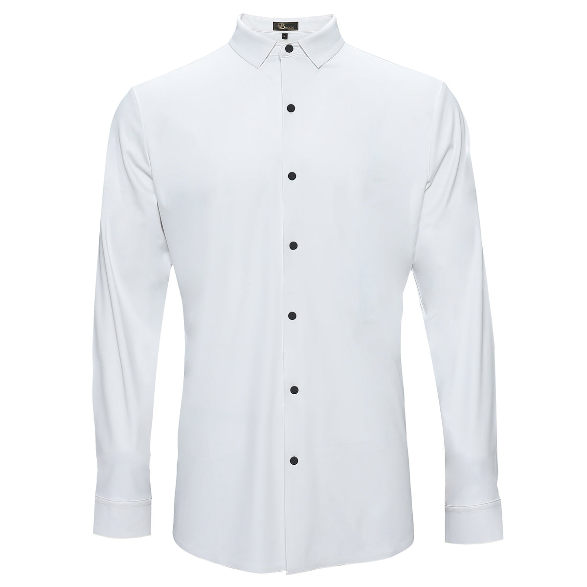 Barocco City Stroll Men's 4-Way Stretch Shirt - White