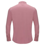 Barocco Olympic Victory Men's 4-Way Stretch Shirt - Dusty Pink