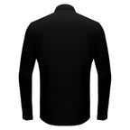 Silver Sophistication Button-Up Shirt BLACK