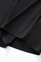 Velvet Noir Laser-Cut LS Shirt BLACK