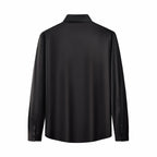 SIGNATURE SATIN STITCHLESS LS Shirt BLACK