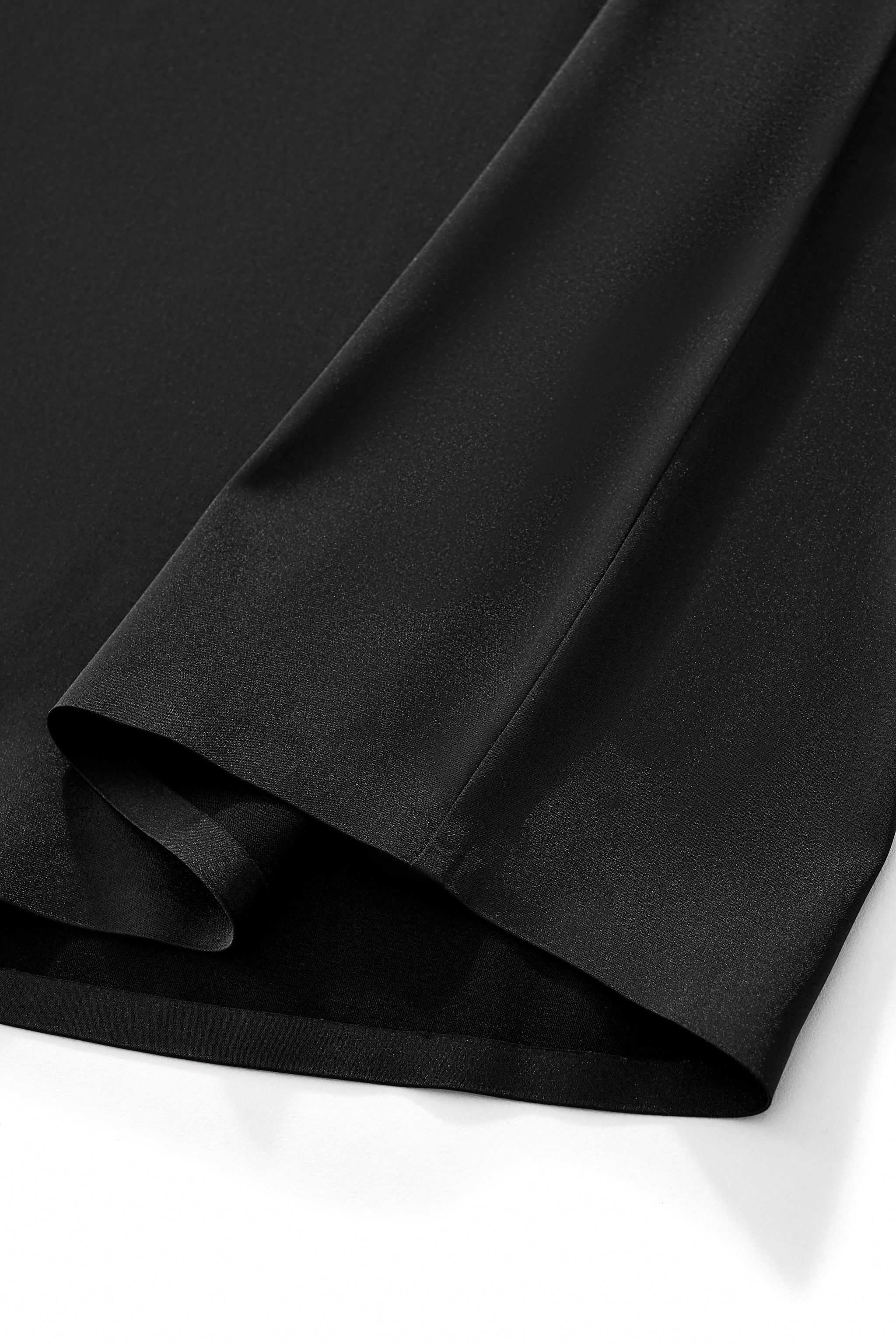 SIGNATURE SATIN STITCHLESS LS Shirt BLACK
