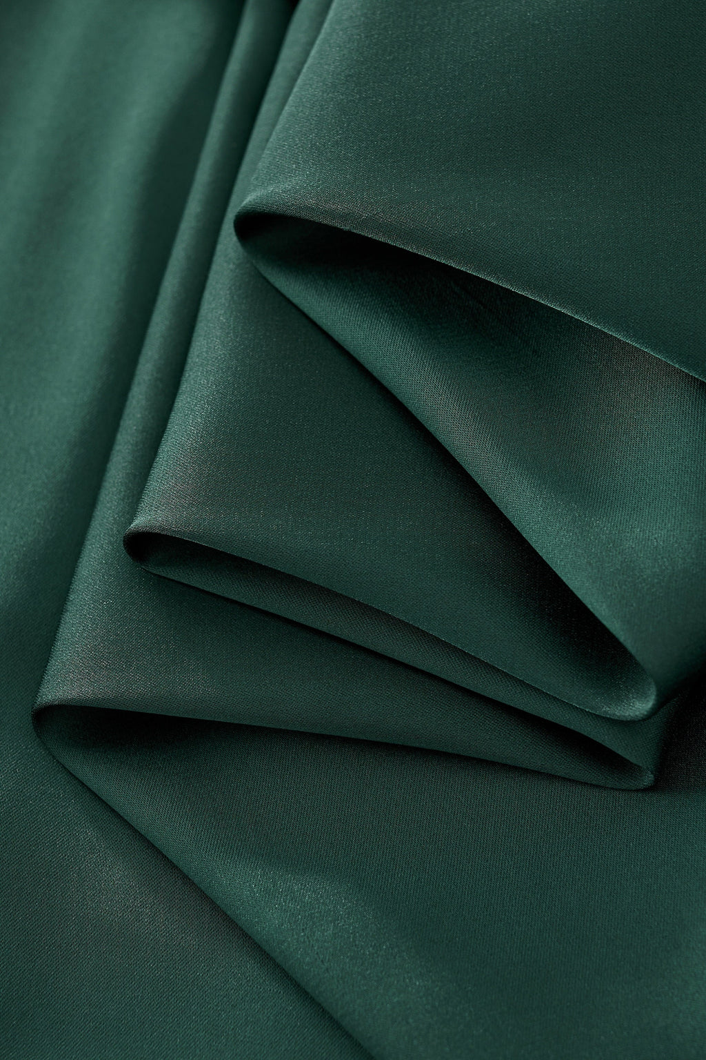 SIGNATURE SATIN STITCHLESS LS Shirt FOREST GREEN