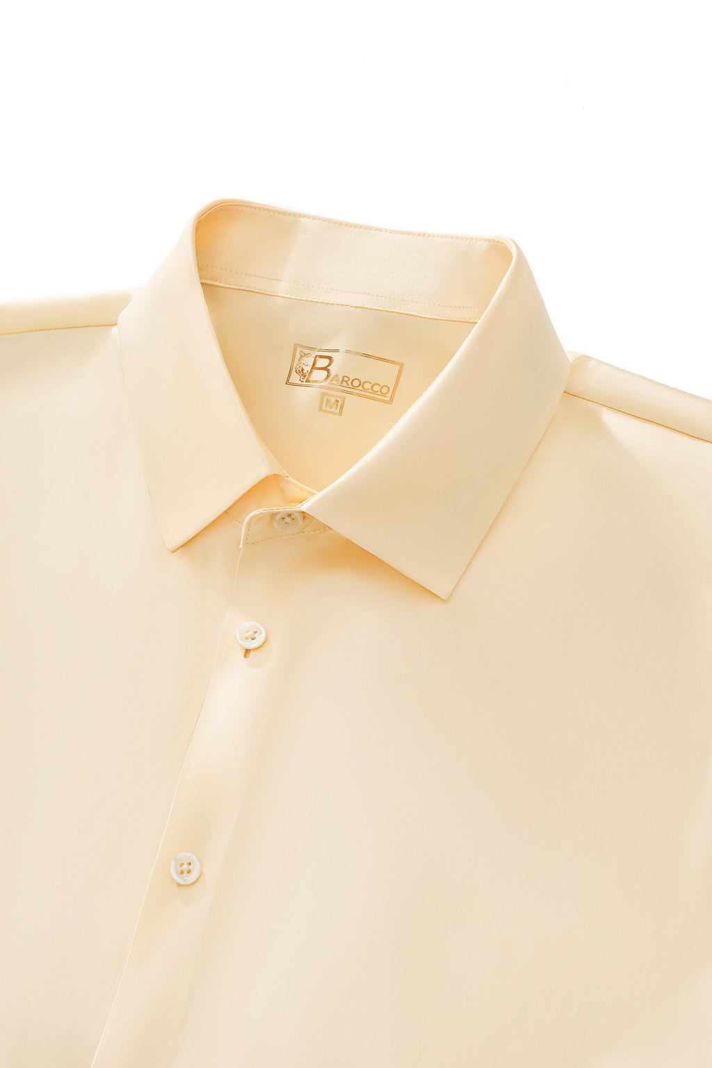 SIGNATURE SATIN STITCHLESS LS Shirt IVORY