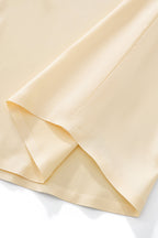 SIGNATURE SATIN STITCHLESS LS Shirt IVORY