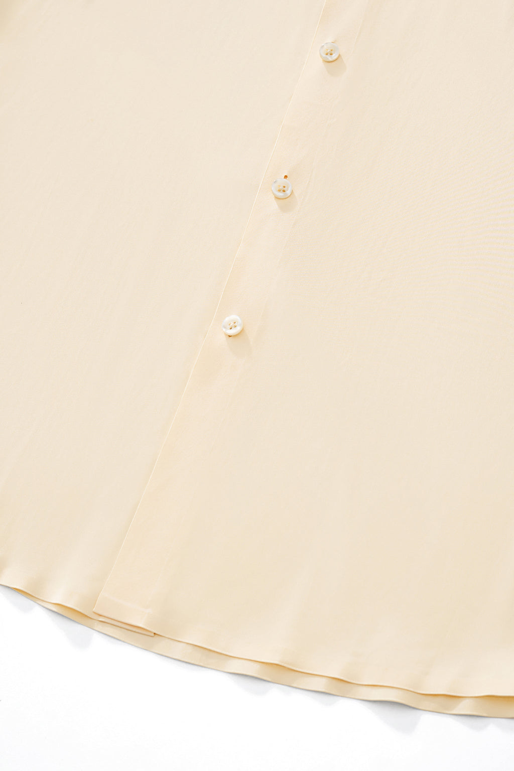 SIGNATURE SATIN STITCHLESS LS Shirt IVORY