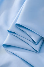 SIGNATURE SATIN STITCHLESS LS Shirt SKY BLUE