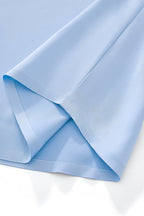 SIGNATURE SATIN STITCHLESS LS Shirt SKY BLUE