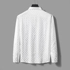 Optic Tessellation Stitchless LS Shirt IVORY