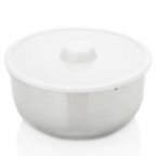 Cook's Companion Stainless Steel Open Mixer 5 qt Mixing Bowl w/ Cover