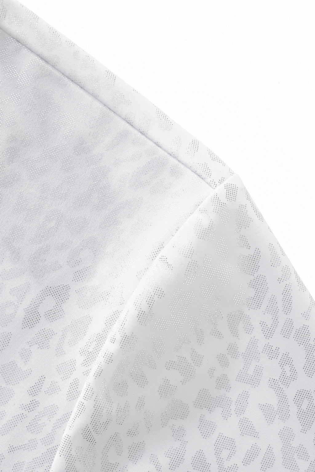 Tonal Leopard Shirt WHITE