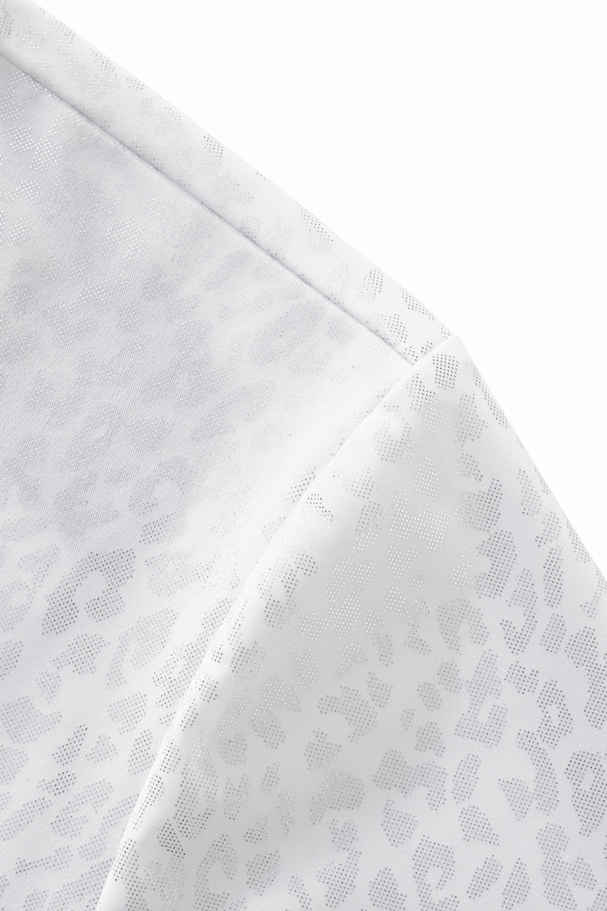 Tonal Leopard Shirt WHITE