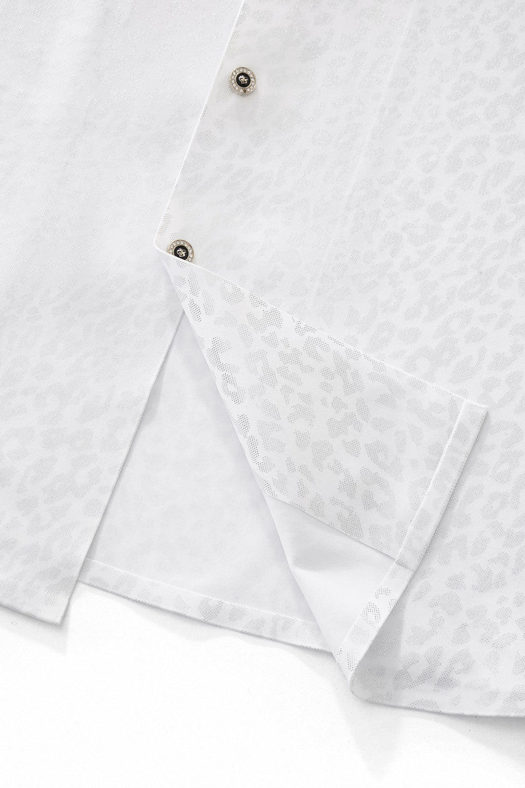 Tonal Leopard Shirt WHITE