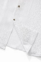 Tonal Leopard Shirt WHITE