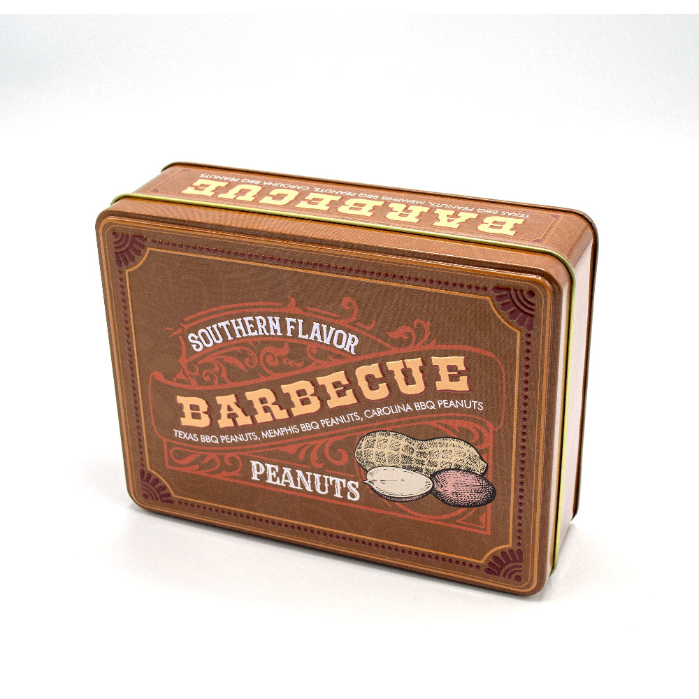 Southern BBQ Peanuts Gift Tin – 3 Gourmet Flavors
