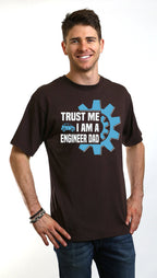 Trust Me I'm a Engineer Dad Men's Bamboo Viscose/Organic Cotton Short Sleeve Graphic T-Shirt