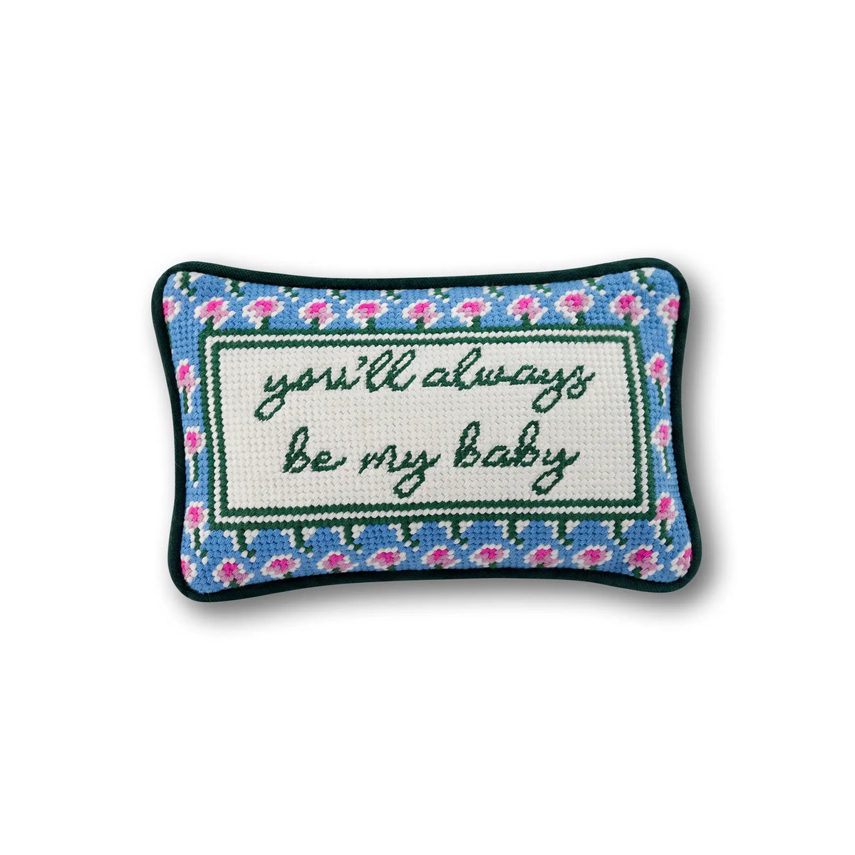 Be My Baby Mini Needlepoint Pillow