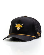 Highland Cow Black - Perforated Rope Hat