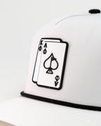 Ace/King White - Perforated Rope Hat