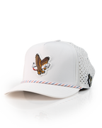 Freedom Eagle White - Perforated Rope Hat