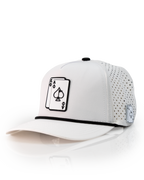 Ace/King White - Perforated Rope Hat
