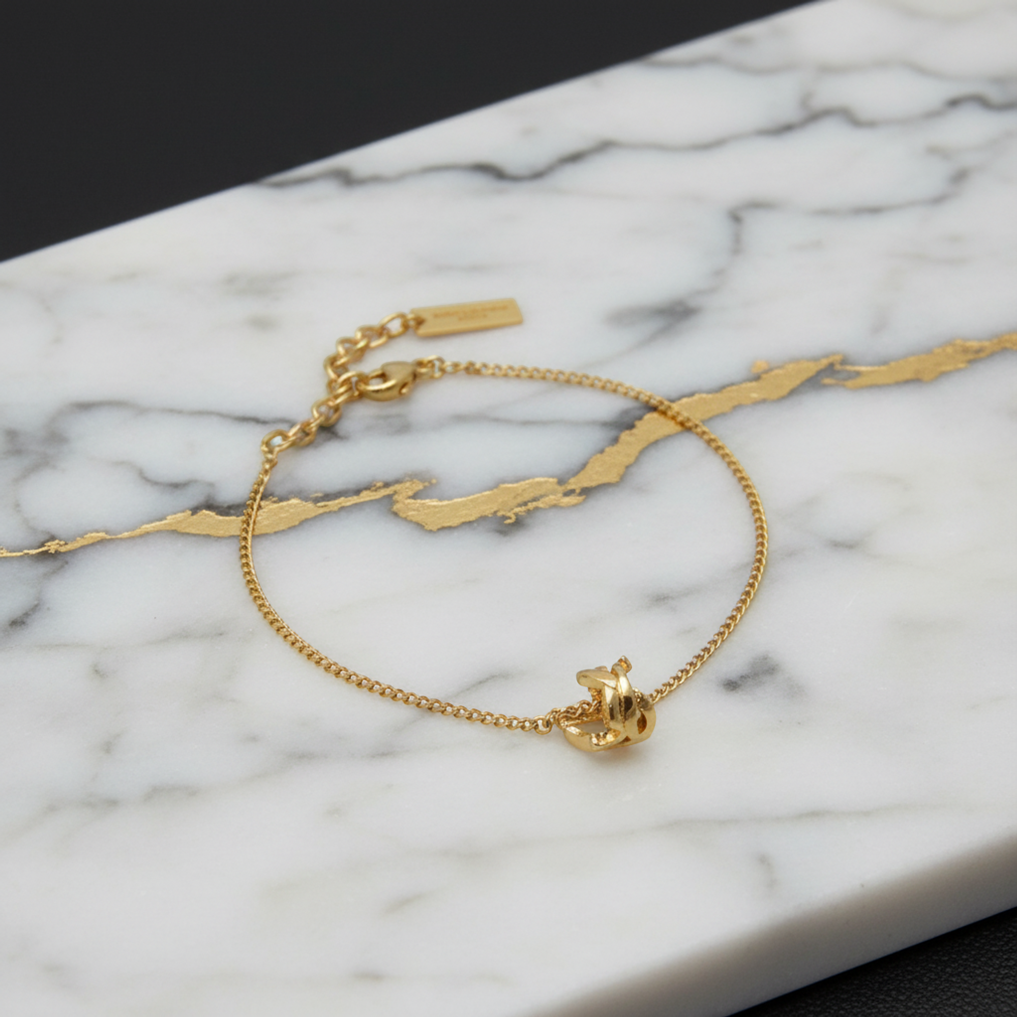 Saint Laurent · Logo Charm Bracelet