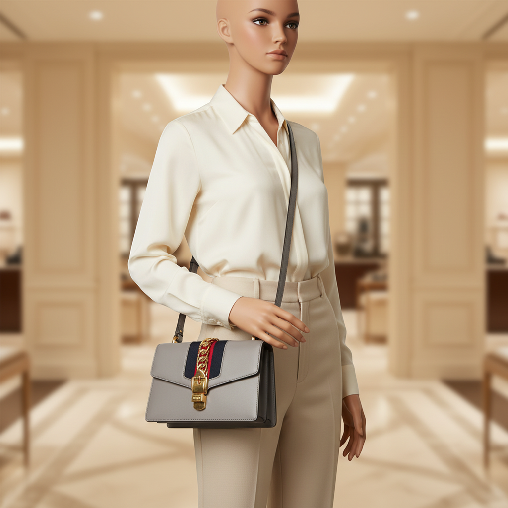Gucci Sylvie · Leather Shoulder Bag