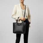 Prada Triangle Logo · Leather Tote