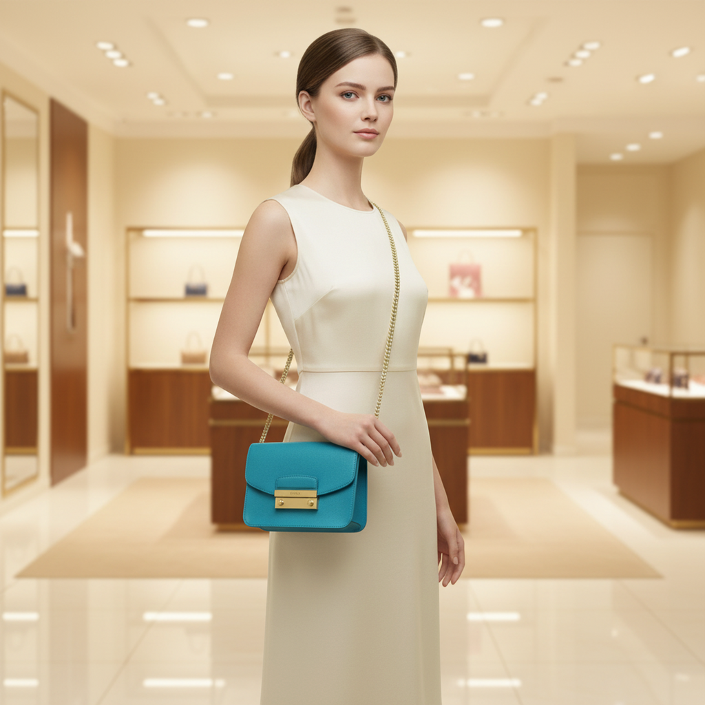 Furla Julia Mini Chain · Leather