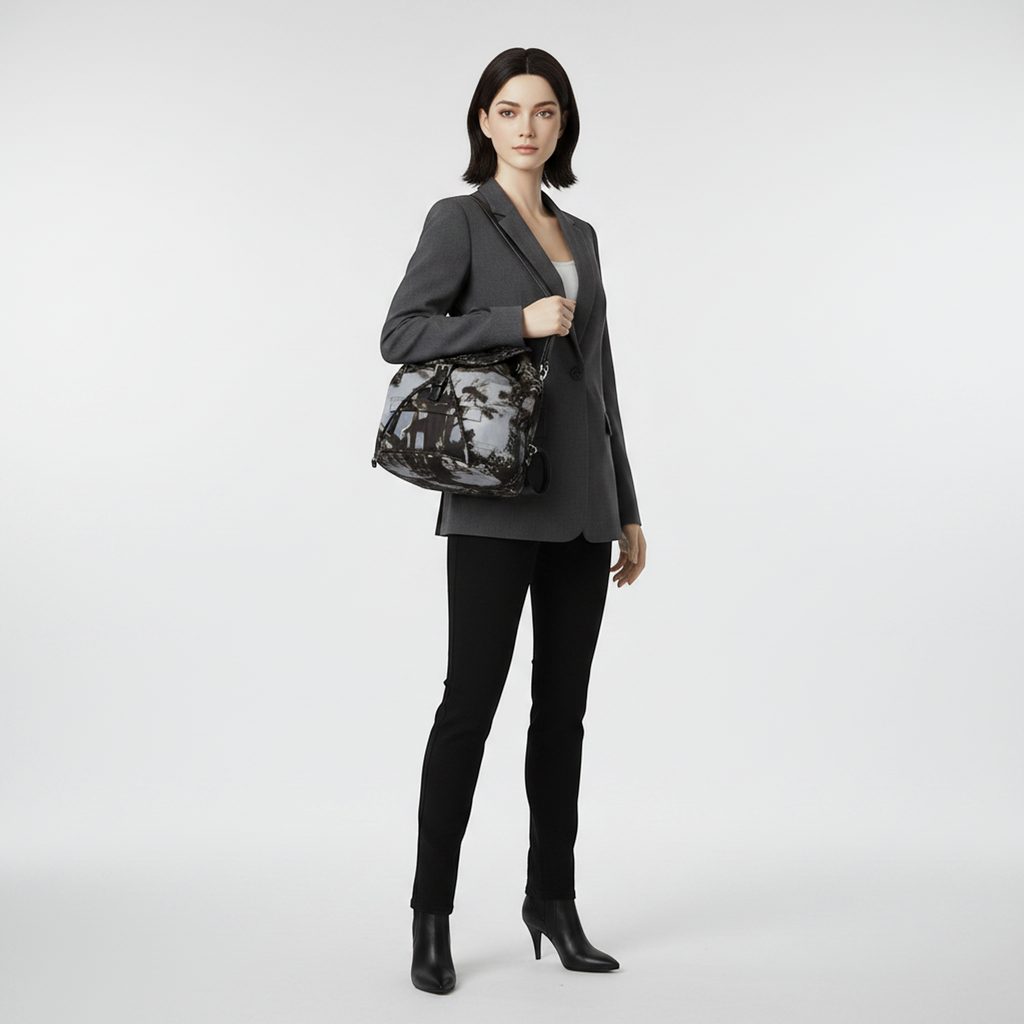 Prada Landscape Painting · Nylon Backpack