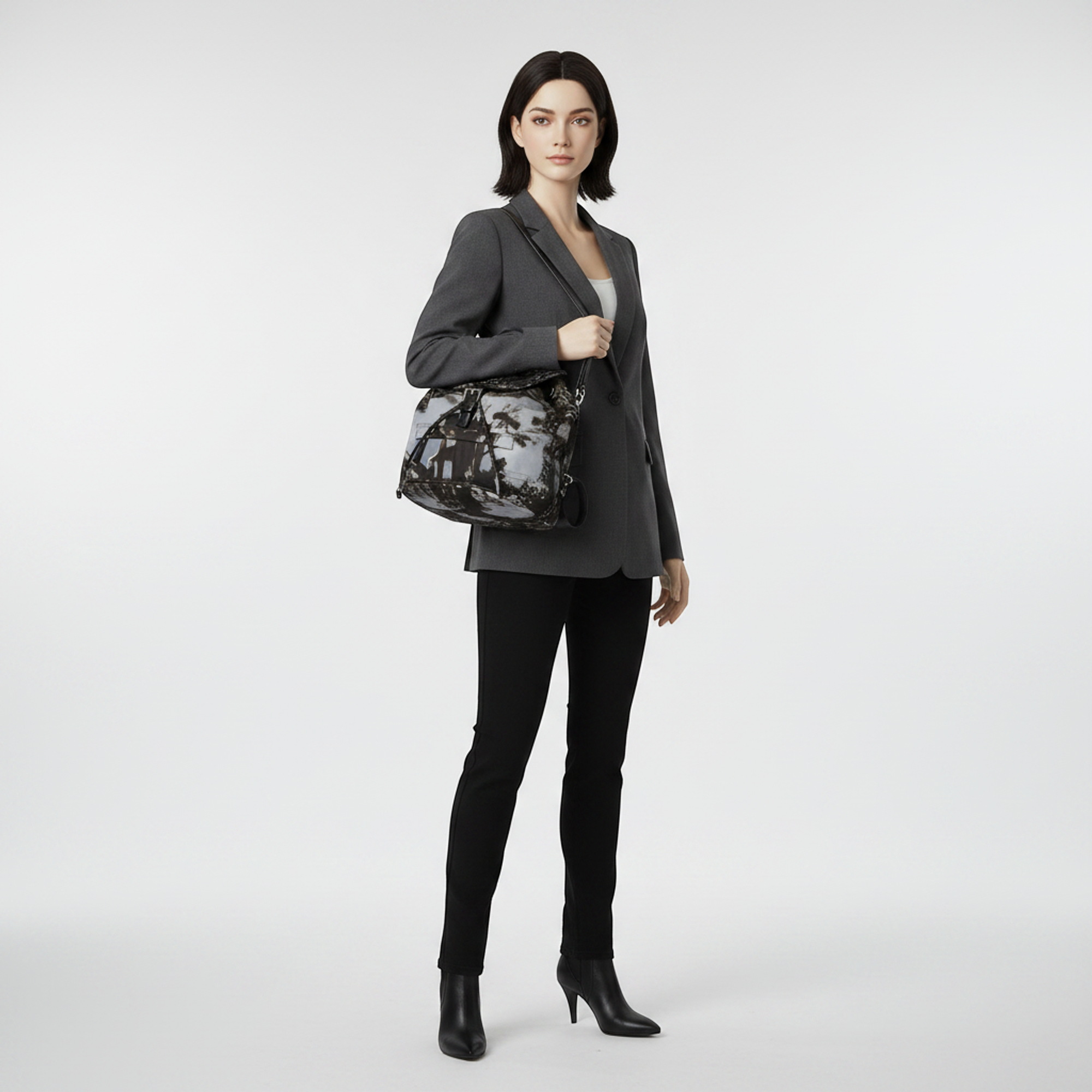 Prada Landscape Painting · Nylon Backpack