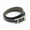 Hermès Hapi · 4-Row Leather Wrap Bangle