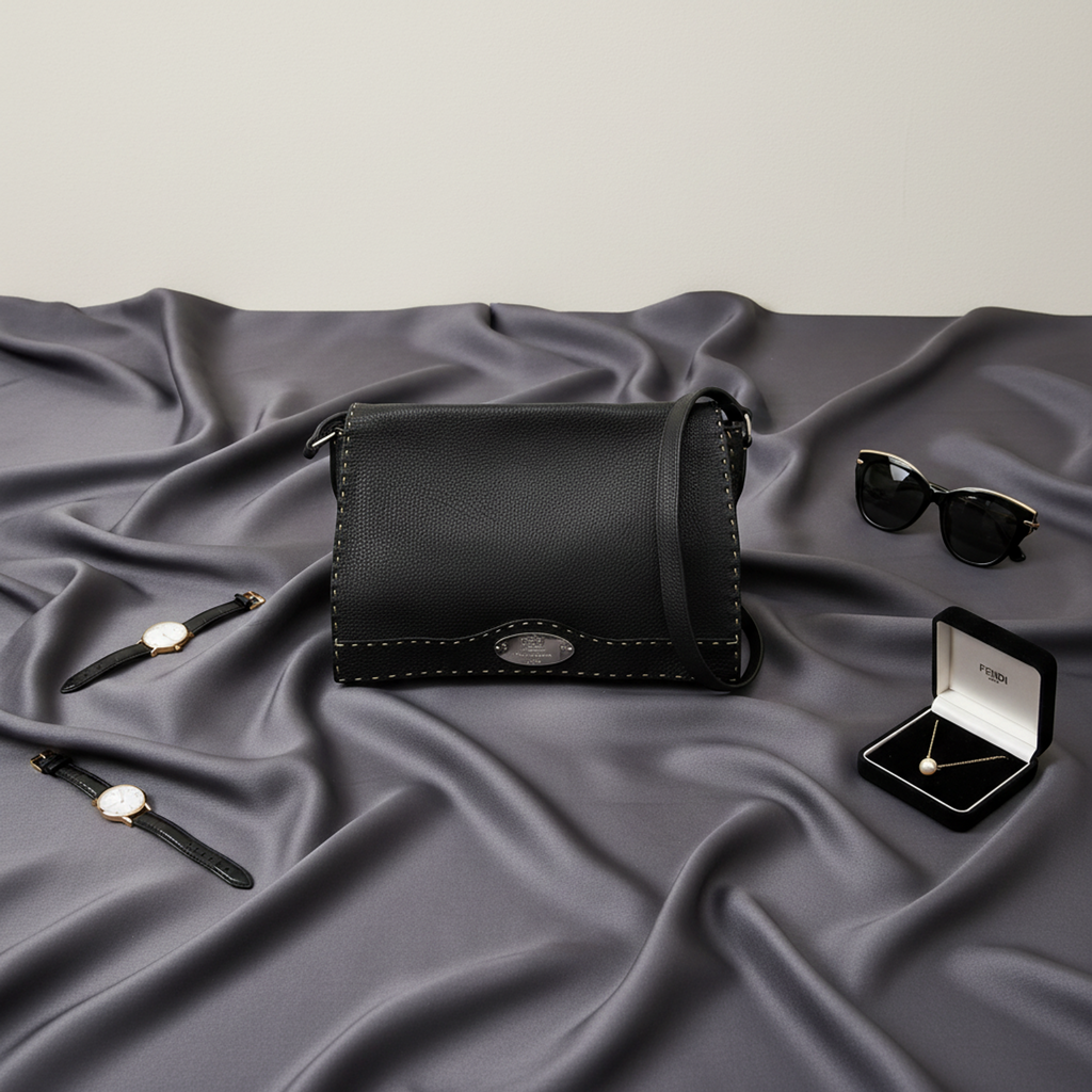 Fendi Selleria · Leather Messenger
