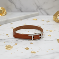 Hermès Api · Leather & Metal Bangle
