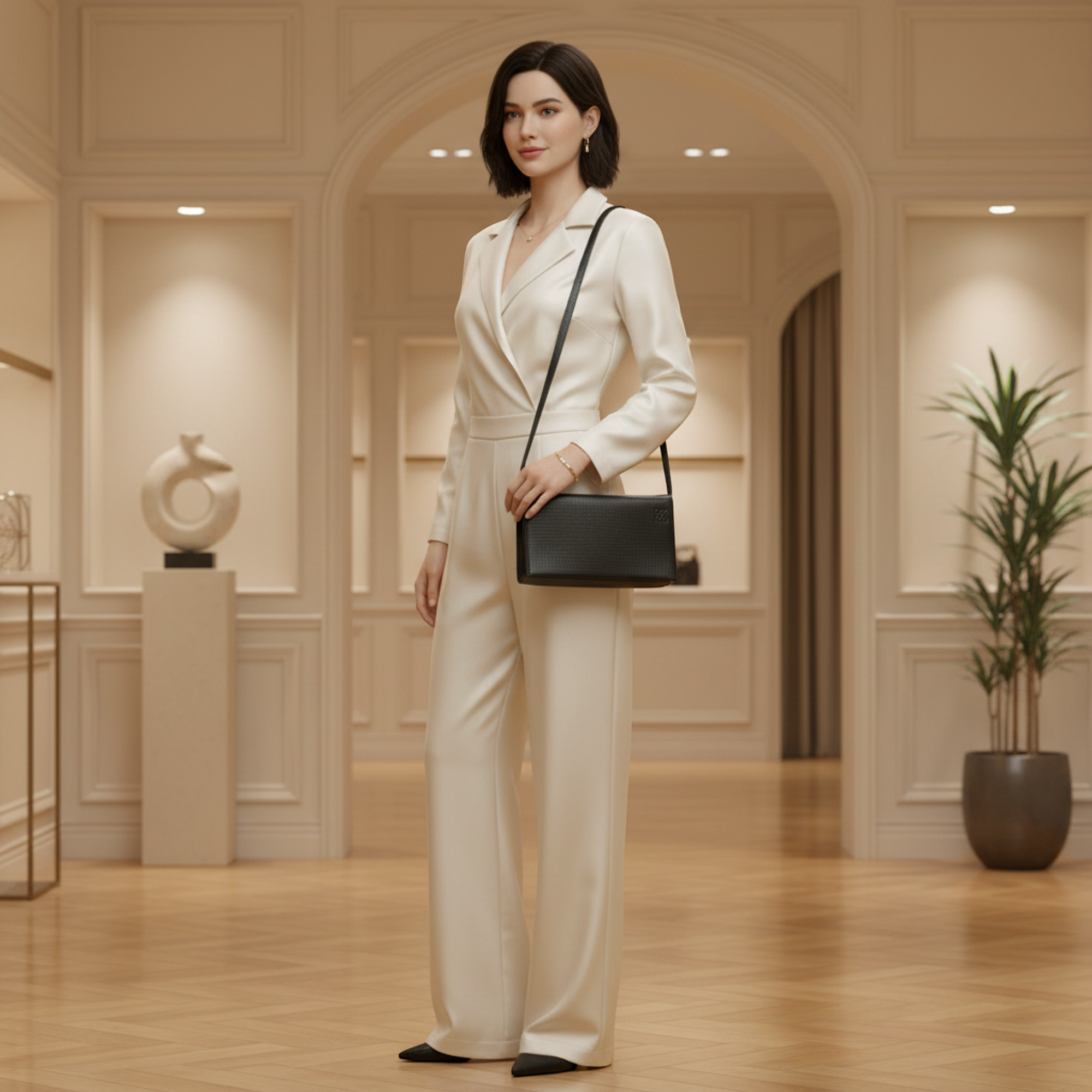 Loewe Anagram · Leather Shoulder