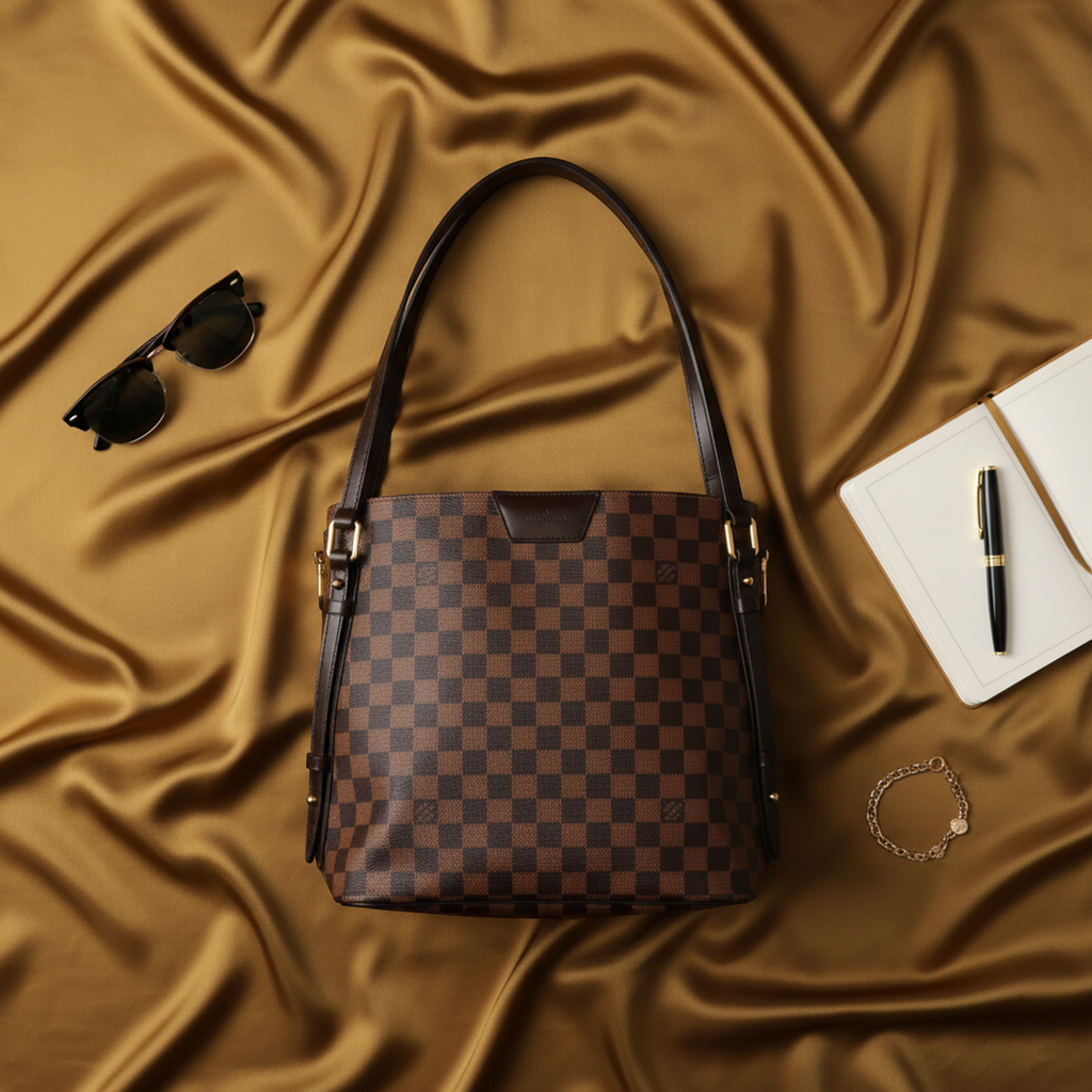 Louis Vuitton Cabas Rivington · Damier Ebene