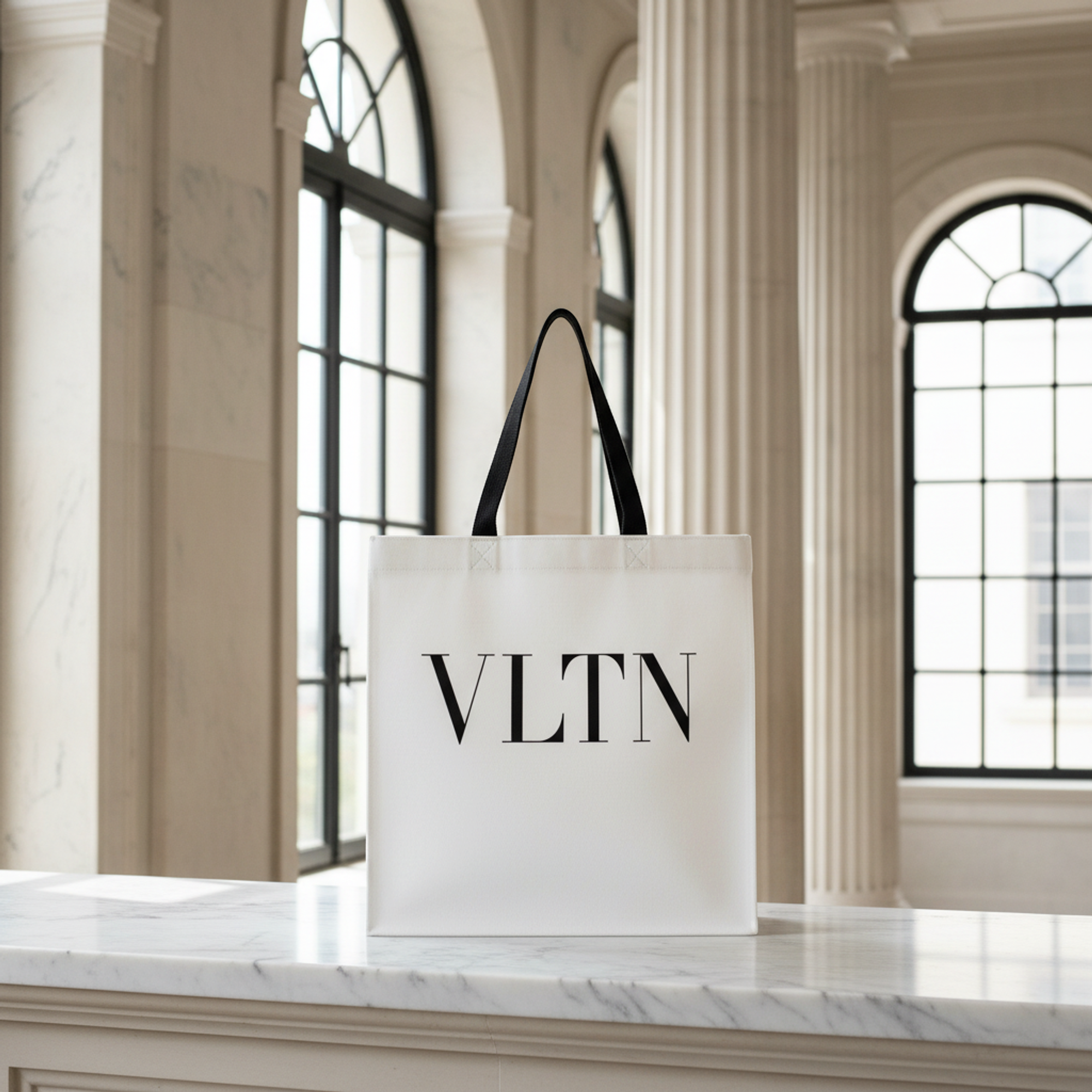 Valentino Garavani VLTN Shopper · Leather