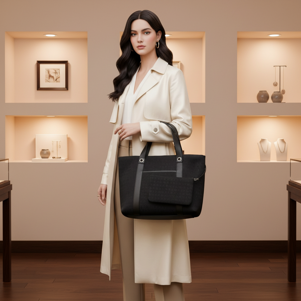 Bvlgari Logomania · Canvas & Leather