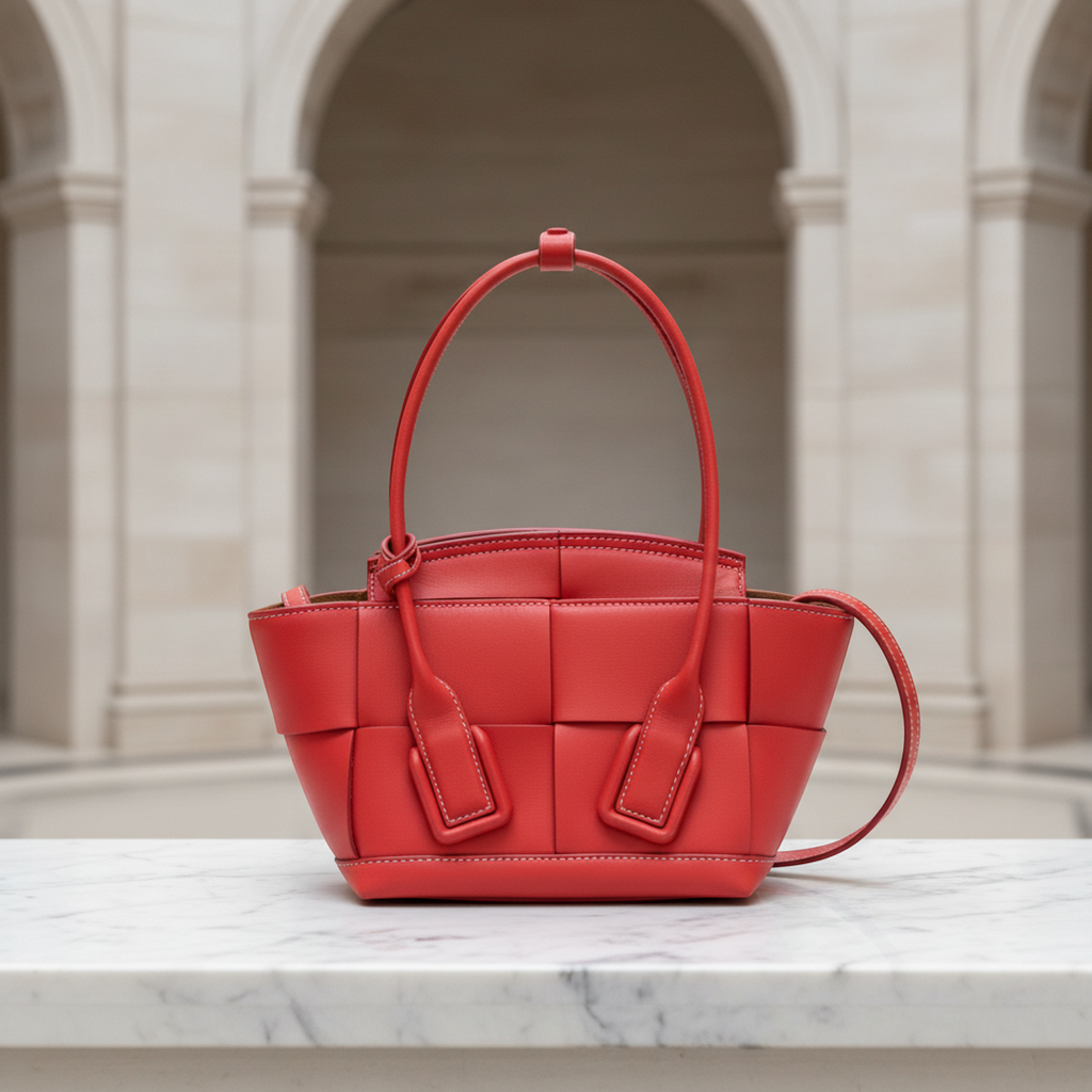 Bottega Veneta Mini Arco · Leather Handbag
