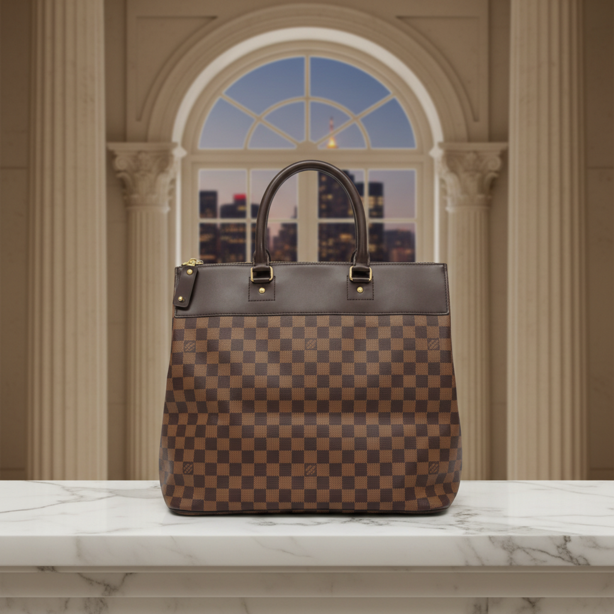 Louis Vuitton Greenwich PM · Damier Ebene