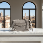 Balenciaga · Embossed Leather Shoulder Bag