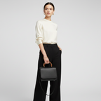 Max Mara Wooden Handle Flap Bag