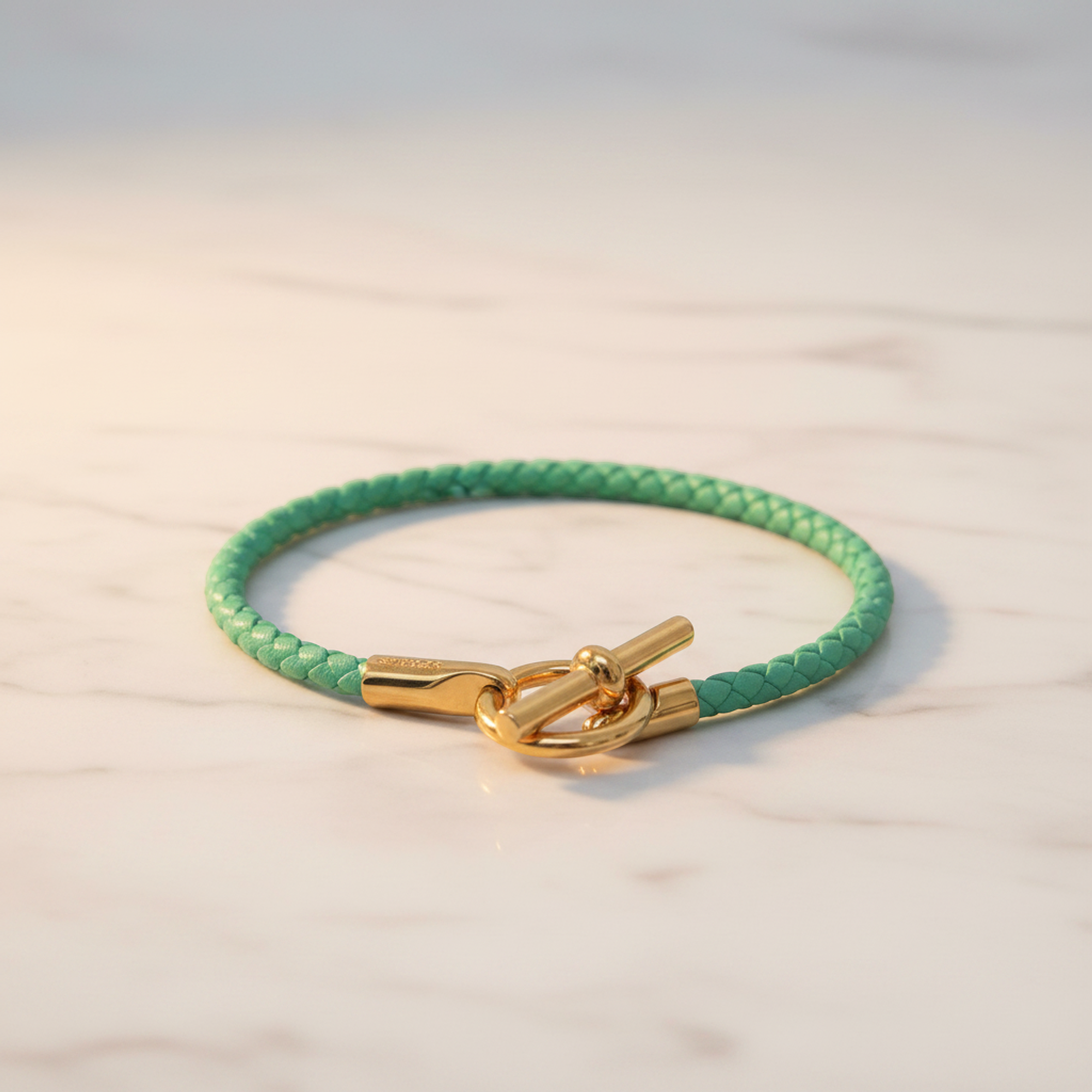 Hermès Glennan · Swift Leather Bangle