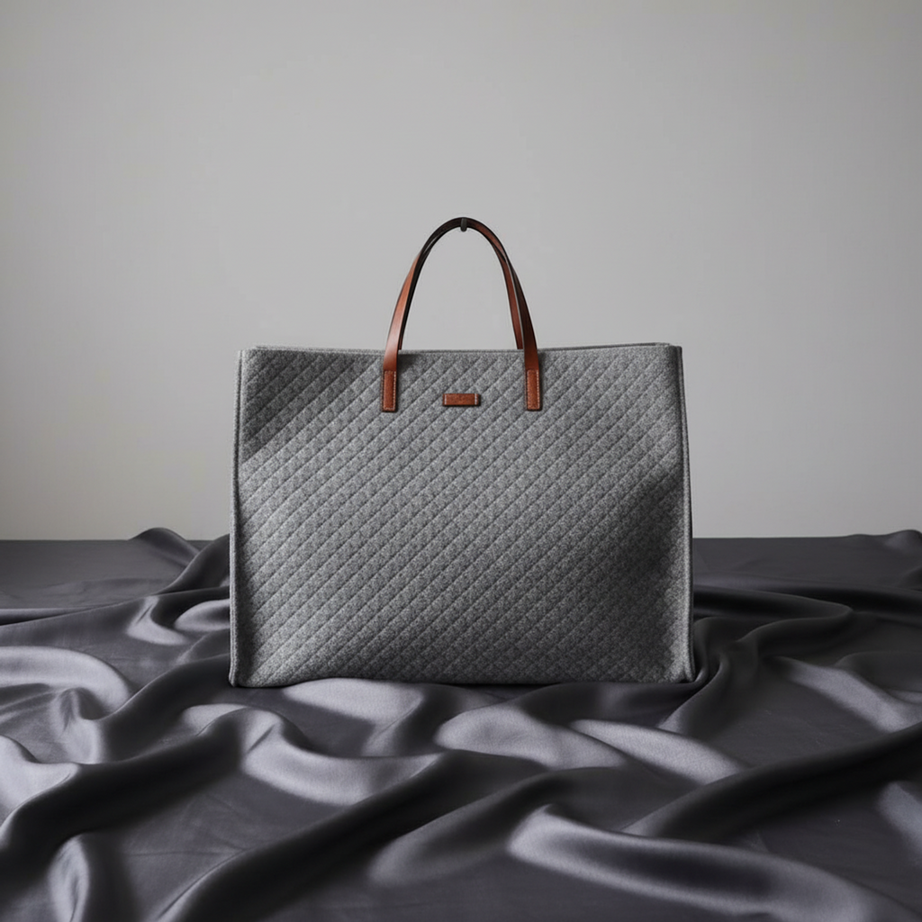 Gucci · Leather & Felt Tote